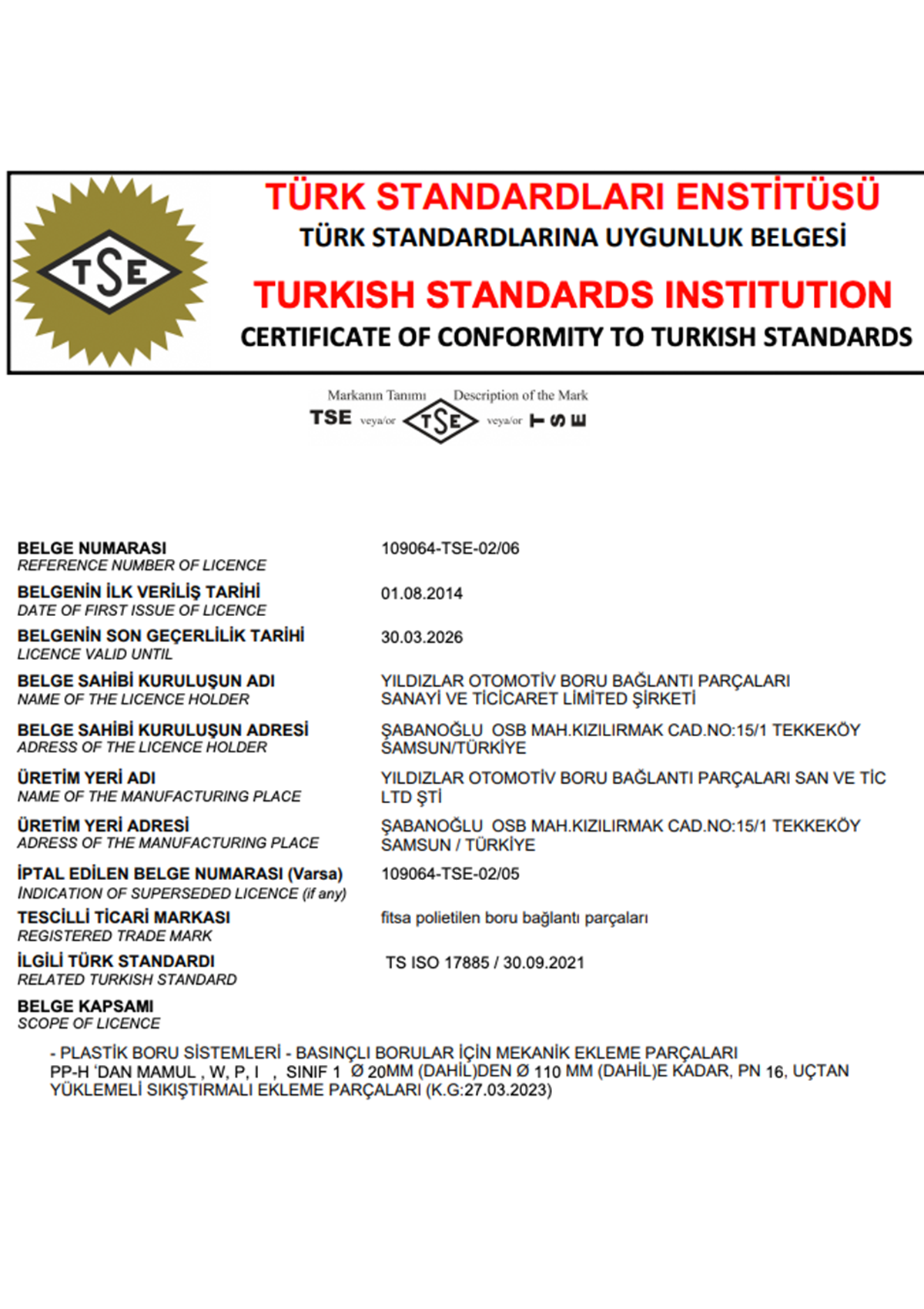 TS ISO 17885 30.03.2026